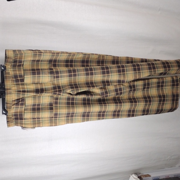 BP Everyday Plaid High Rise Pants In Brown Claire Plaid Size 1X = 18  (16W) NWT - Picture 10 of 12